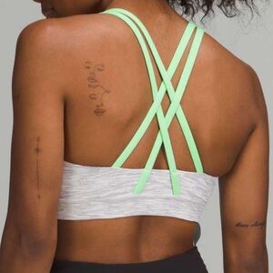 lululemon athletica Energy Bra Wee Are From Space Nimbus Battleship/Citra Lime 6